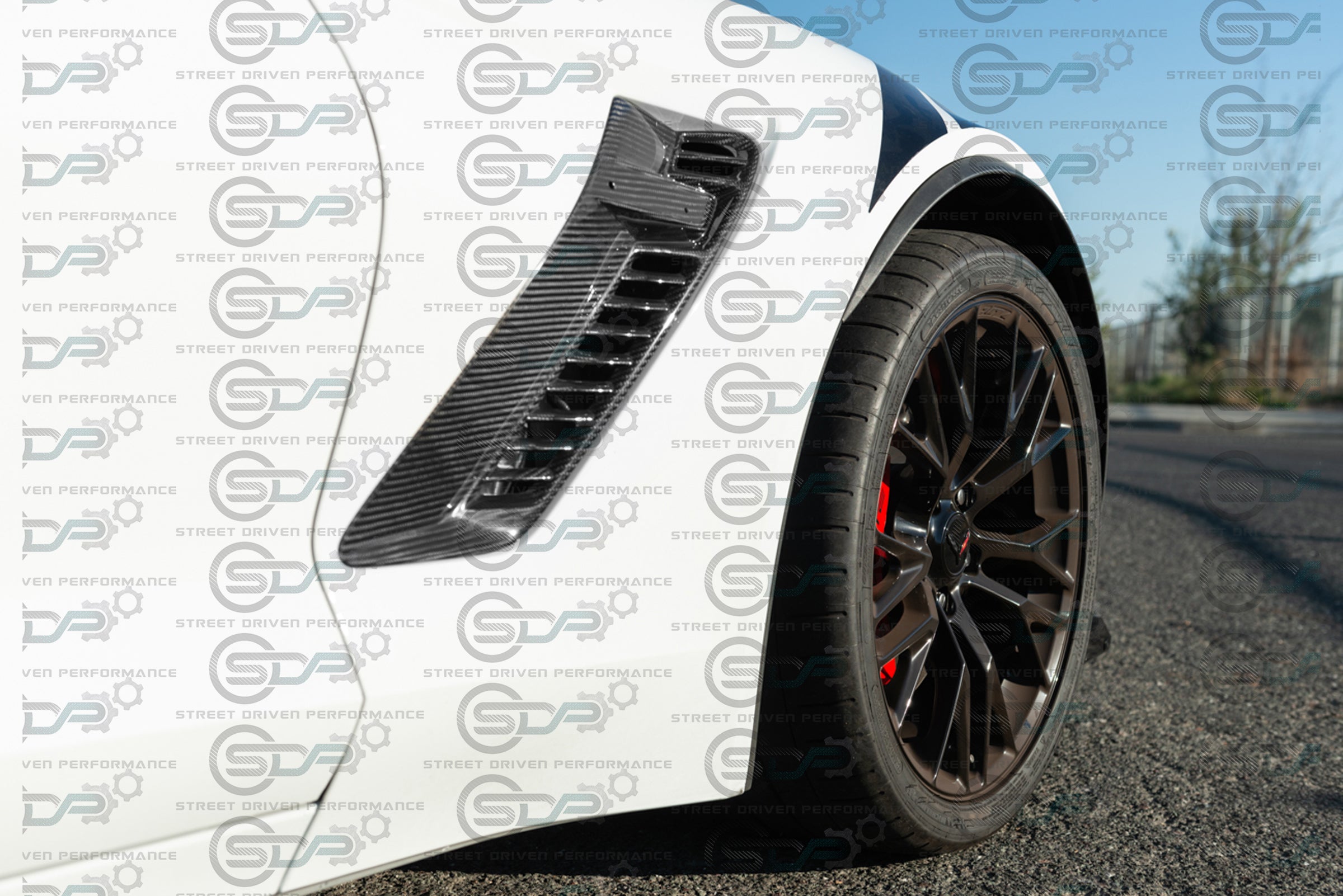 2014-2019 C7 Corvette - Carbon Fiber "Z06 Style" Side Fender Vents